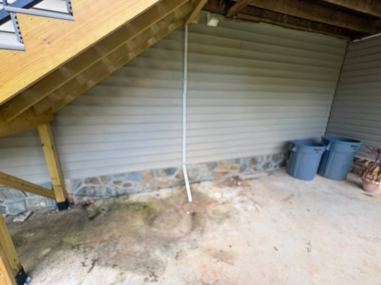 Carport cleared after Junk Rooster